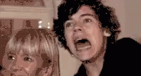 Harry Styles Scared GIF - Harry Styles Scared Screaming GIFs