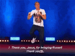 Thank You Jesus For Bringing Russell Russell Howard GIF - Thank You Jesus For Bringing Russell Thank You Jesus For Bringing Russell GIFs
