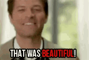 a man with his eyes closed and the words that was beautiful