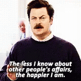 Ron Swanson Less I Know GIF - Ron Swanson Less I Know Happier I Am GIFs