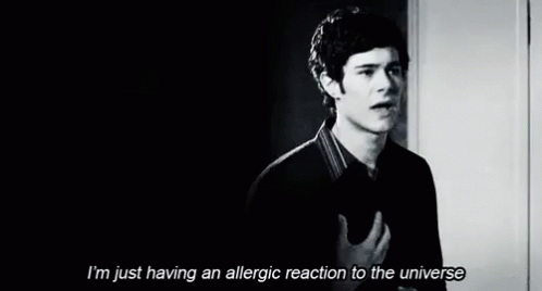 Allergic Reaction To The Universe GIF - Denial Allergic Reaction GIFs