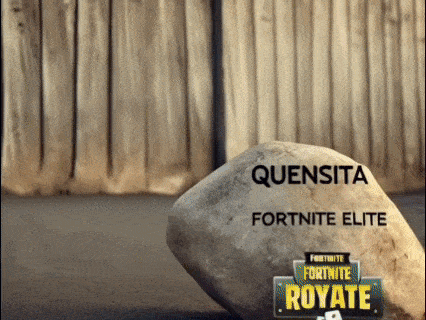 a large rock with the word quensita on it