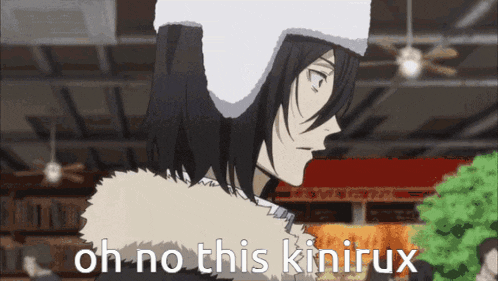 a man in a white hat says oh no this kinirux