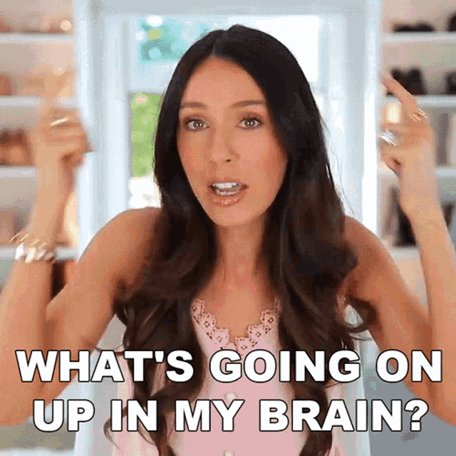 Whats Going On Up In My Brain Shea Whitney GIF - Whats Going On Up In My Brain Shea Whitney What Is Going On In My Head GIFs