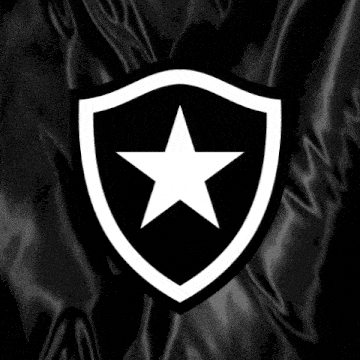 a black and white shield with a white star in the middle