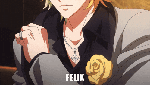 a cartoon character with the name felix on the bottom right