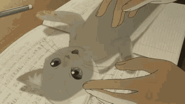 A Whisker Away Cat GIF - A Whisker Away Cat Nuzzle GIFs