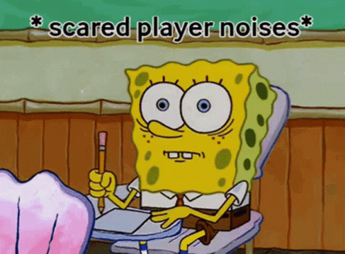 Dnd Spongebob GIF - Dnd Spongebob Scared Player Noises GIFs