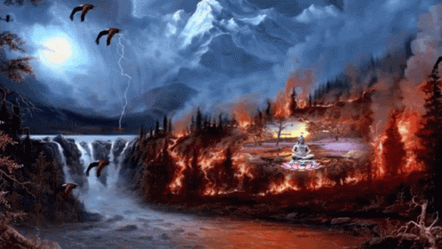 Forest Fire Nature GIF