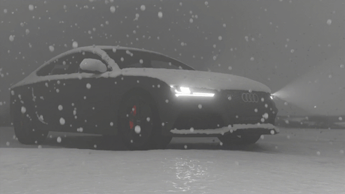 Audi Car On Snow GIF - Audi Car On Snow GIFs