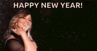 Mariah Happy New Year GIF