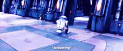 In A Panic GIF - Screaming R2d2 Freaking Out GIFs
