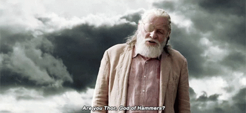 Odinson Thor GIF - Odinson Thor Are You The God Of Hammer GIFs