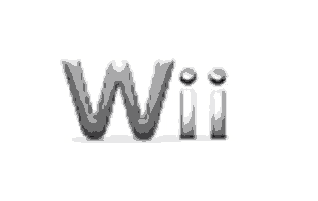 a wii logo is shown on a white background .