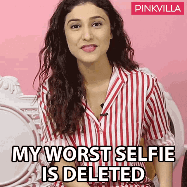 My Worst Selfie Is Deleted Ragini Khanna GIF - My Worst Selfie Is Deleted Ragini Khanna Pinkvilla GIFs