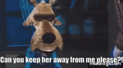 Hoodwinked Can You Keep Her Away From Me Please GIF - Hoodwinked Can You Keep Her Away From Me Please Stay Away GIFs