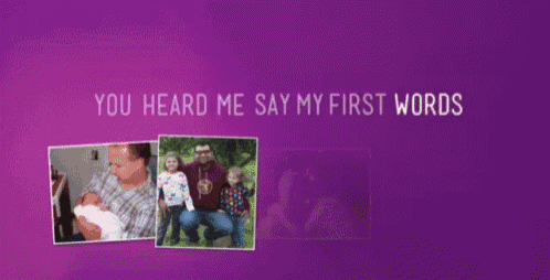 a purple background with the words watched me