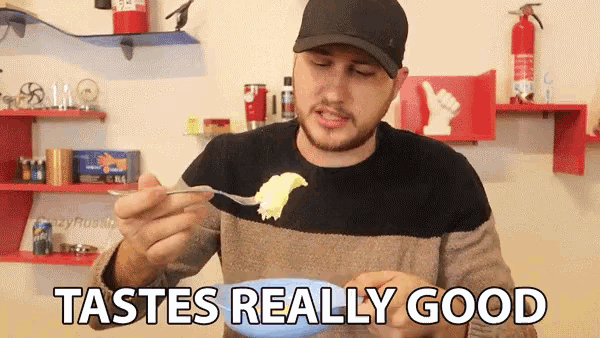 Tastes Really Good Chewing GIF - Tastes Really Good Chewing Eating GIFs