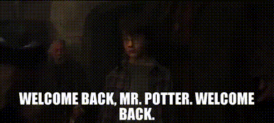 Harry Potter Harry Potter Memes GIF - Harry Potter Harry Potter Memes Welcome Back GIFs