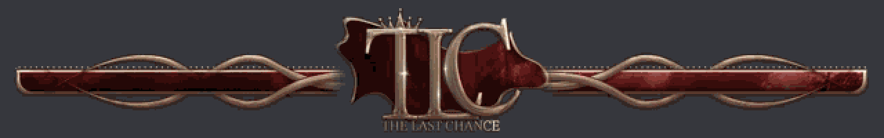a red and gold banner with a flame coming out of the middle