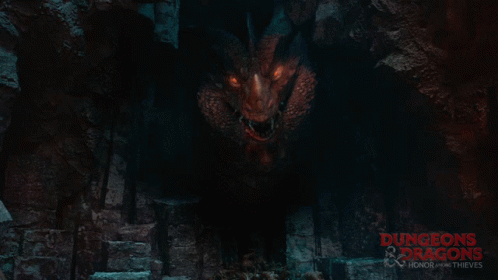 Roar Red Dragon GIF - Roar Red Dragon Dungeons And Dragons Honor Among Thieves GIFs