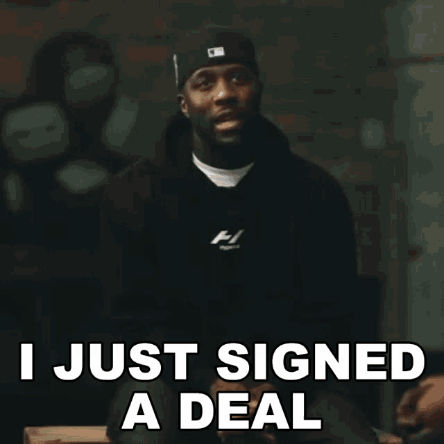 I Just Signed A Deal Nigel Sylvester GIF - I Just Signed A Deal Nigel Sylvester Sealed A Deal GIFs