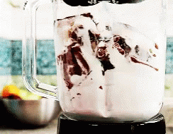 Ice Cream Milkshake Blender GIF - Ice Cream Milkshake Blender Dessert GIFs