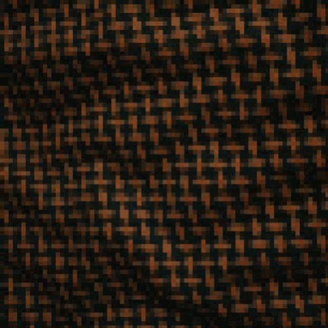 a dark brown background with a pattern of squares