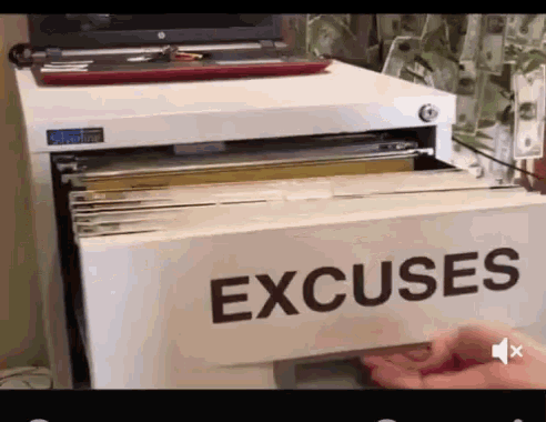 Excuses Files GIF