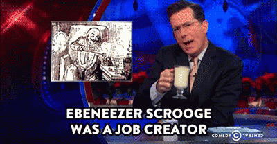 Ebenezer Scrooge Was A Job Creator GIF - Scrooge Ebenezerscrooge Achristmascarol GIFs