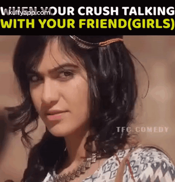 When Your Crush Talking With Your Friend.Gif GIF