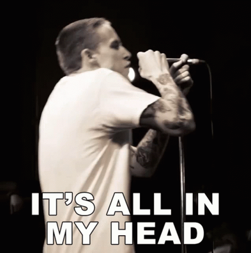 Its All In My Head Parker Cannon GIF - Its All In My Head Parker Cannon The Story So Far GIFs