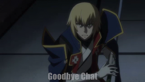 Jin Kisaragi Blazblue GIF - Jin Kisaragi Blazblue Goodbye Chat GIFs