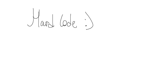 the word hard code is written on a white paper