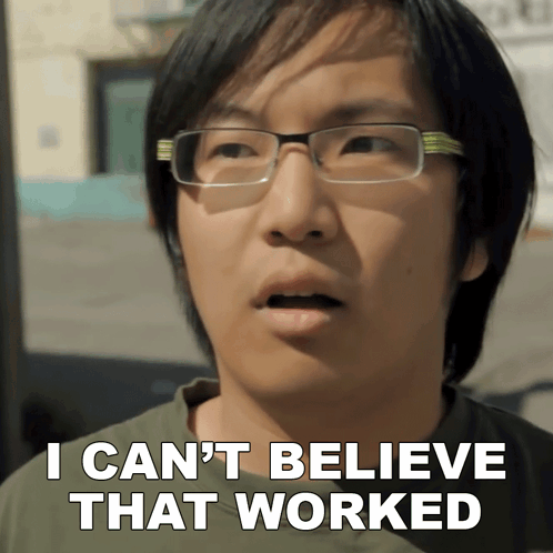 I Can'T Believe That Worked Freddie Wong GIF - I Can'T Believe That Worked Freddie Wong Wong Fu Productions GIFs