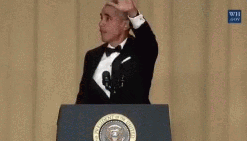 Mic Drop Obama GIF