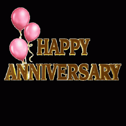 Balloons Happy Anniversary GIF - Balloons Happy Anniversary Seekers Notes GIFs