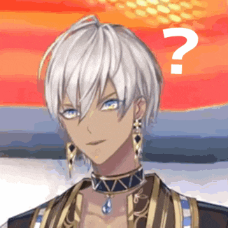 a cartoon character with a question mark on his head