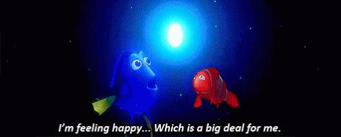 Dory Im Feeling Happy GIF - Dory Im Feeling Happy Finding Nemo GIFs