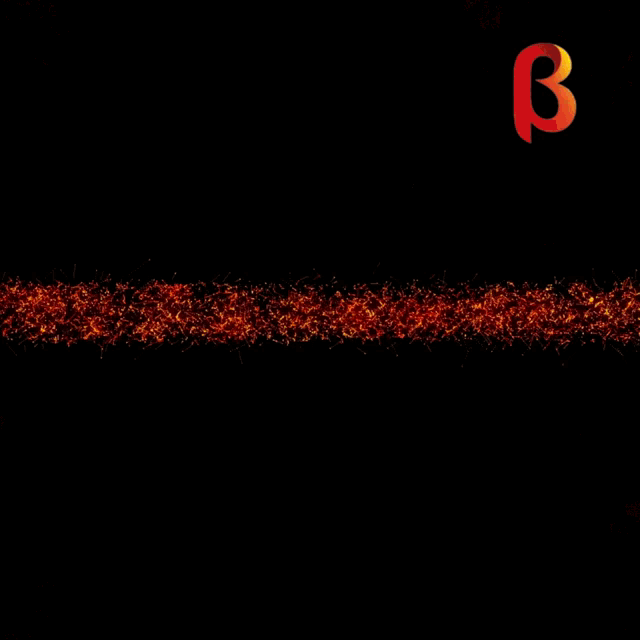 a man 's face is surrounded by flames and the letter b is in the background