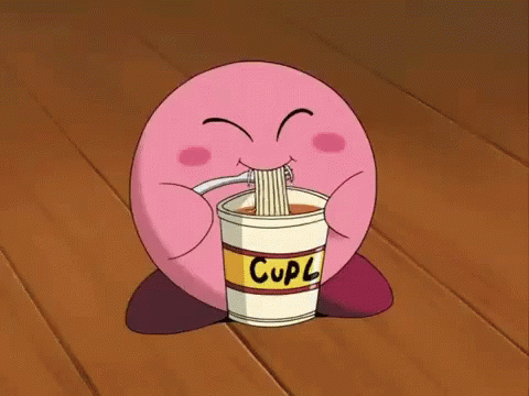 Anime Kirby GIF - Anime Kirby Ramen GIFs