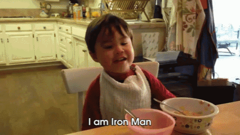 I Am Iron Man GIF - Kid Iron Man Effects GIFs
