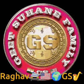 a logo for the suhane family shows a gold coin in the center