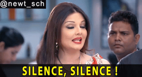 Khichdi Silence Silence Teacher GIF - Khichdi Silence Silence Teacher Dr Tilothma GIFs