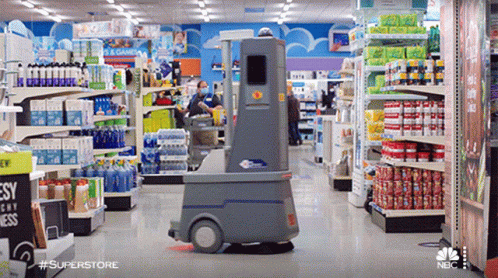 Spinning Robot Superstore GIF - Spinning Robot Superstore Malfunctioning GIFs
