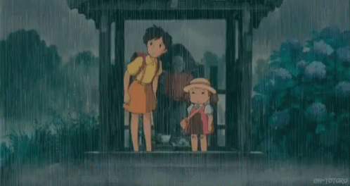 My Neighbor Totoro Anime GIF - My Neighbor Totoro Anime Rain GIFs