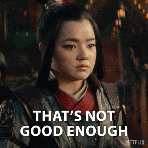 That'S Not Good Enough Azula GIF - That'S Not Good Enough Azula Avatar The Last Airbender GIFs