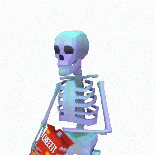 Skeleton Waiting GIF - Skeleton Waiting Eating GIFs