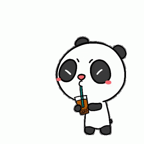 Pangdabear Panda GIF - Pangdabear Panda Drink GIFs