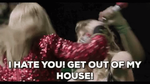 Taylor Swift I Hate You GIF - Taylor Swift I Hate You Get Out Of My House GIFs